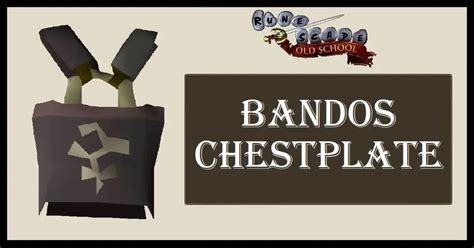 bandos chestplate osrs drop rate.